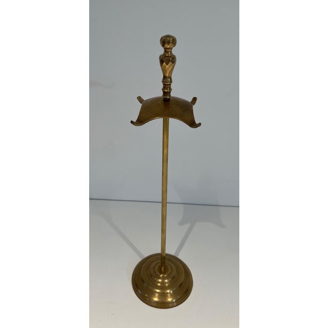 Brass 1970s Neoclassical Style Brass Fireplace Tools For Sale - Image 8 of 12