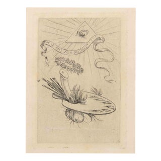 Félicien Rops, Nude, Erotic, 1880s, Etching For Sale