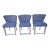 Tomlinson Sterling Counter Stools - Set of 3 For Sale