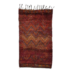 Vintage Beni MGuild Moroccan Rug - 05'09 X 09'10