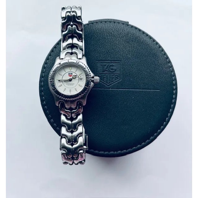 Vintage Tag Heuer Sports Elegance Watch, White Dial, Stainless