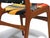 Orange Mid 20th Century Restored Mid-Century Erik Buck Danish Teak Dining Chairs in Abstract Velvet Print For Sale - Image 8 of 15