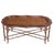 1980s Maitland-Smith Regency Faux Bamboo Base Leather and Wicker Tray Top Coffee Table For Sale - Image 12 of 18
