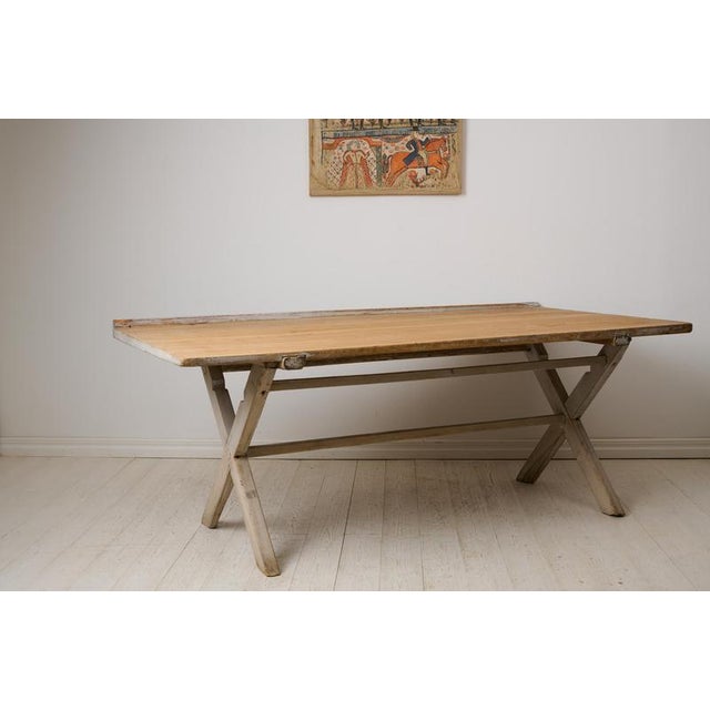 Swedish Country Desk in Pine For Sale - Image 5 of 13