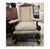 Traditional Early 20th Century Pair of William & Mary Style High Back Carved Chairs Newly Reupholstered For Sale - Image 3 of 6