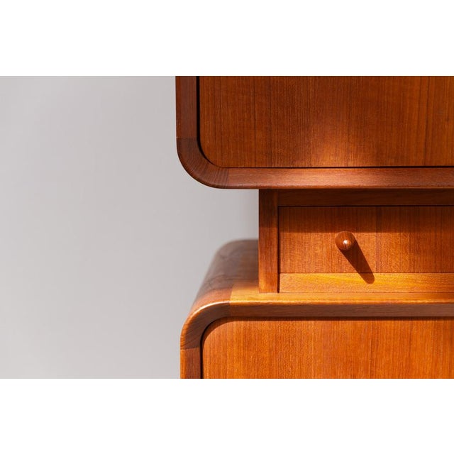 Mid-Century Danish Teak Double Decker Sideboard, 1960s For Sale - Image 18 of 18