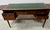 Louis xvi style flat desk in mahogany and veneer four tapered legs with recessed fluting four drawers in the front and two...