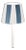Zafferano Ceramic Gray Striped Shade for Poldina Micro Lido Lamp For Sale