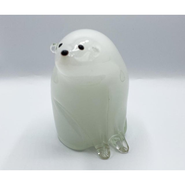 Murano The Polar Bear Figurine, 1990s For Sale - Image 11 of 12