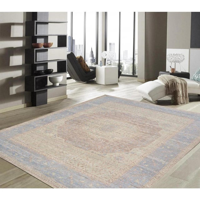 2020s Pasargad Home Oushak Rust Wool Area Rug- 9' 0'' X 11'10'' For Sale - Image 5 of 5