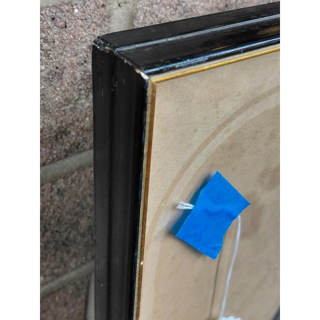 Black Framed Signed Louis Stanislas Marin-Levigne Lithograph and Print No. 3 For Sale - Image 8 of 9