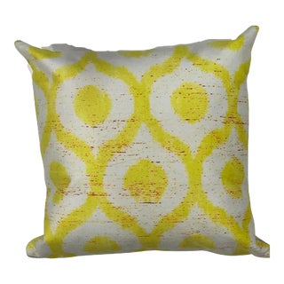 Double Sided Multi Color Turkish Style Ikat Pillow For Sale