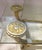 Hollywood Regency 1960s Hollywood Regency Italian Silver and Gold Leaf Carved Wood and Glass Coffee Table For Sale - Image 3 of 15