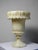 Textile Large Planter in White-Yellow Alabaster, 1930s For Sale - Image 7 of 16