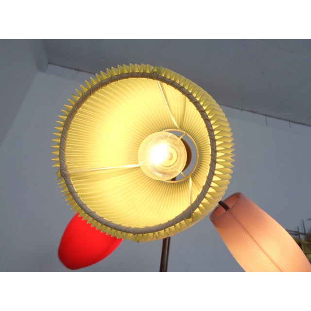 Mid-Century Adjustable Floor Lamp with Three Lanterns, 1950s For Sale - Image 17 of 18