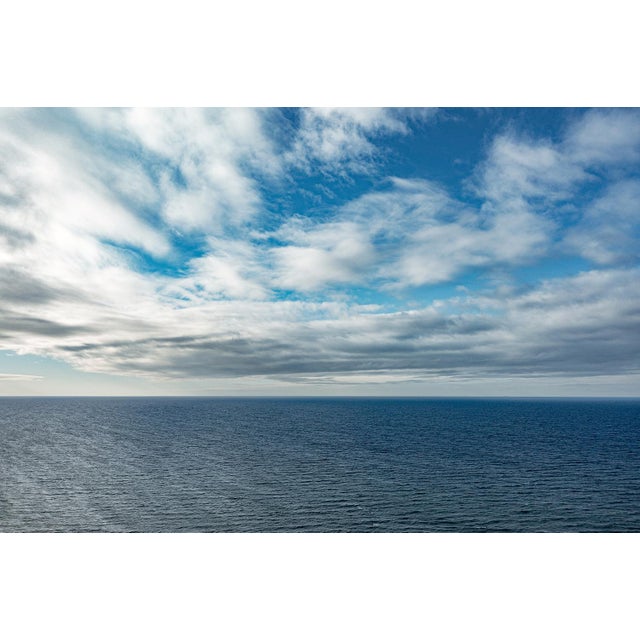 "Sea_Sky_001" Contemporary Aerial View Limited Edition Photograph by Bernhard Lang For Sale