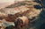 Textile View of the Church of San Francesco in Cava de’ Tirreni and the Sorrento Coast, Naples, 19th Century, Oil on Canvases, Framed, Set of 2 For Sale - Image 7 of 10