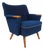 Cocktail Chair in Blue from MCM, 1950 For Sale