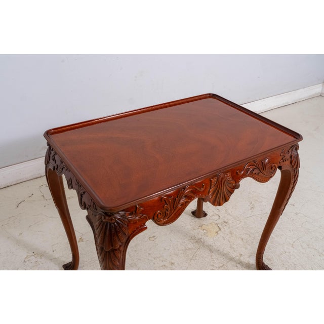Brown Kindel Winterthur Irish Georgian Mahogany Tea Table For Sale - Image 8 of 16