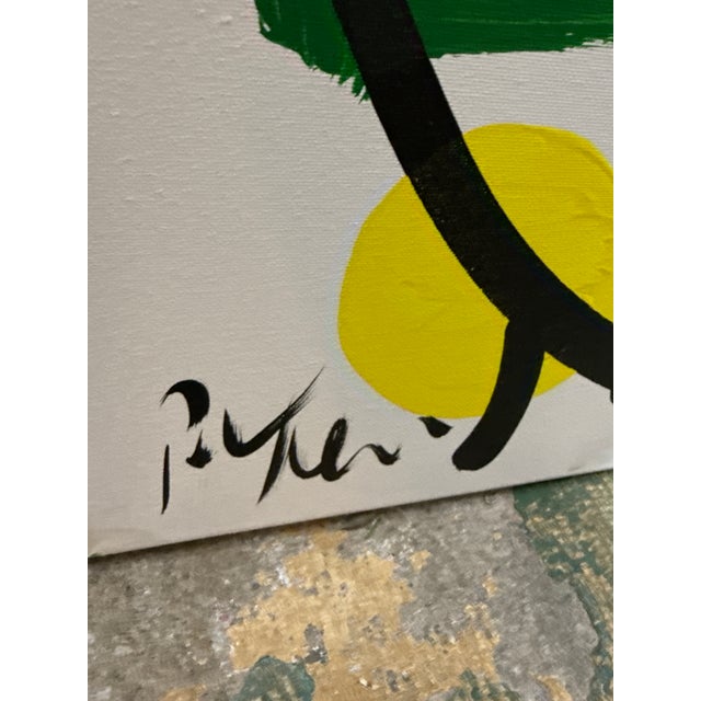 1970s 1970s Original Pair of Peter Keil Cubist Colorful Paintings For Sale - Image 5 of 6