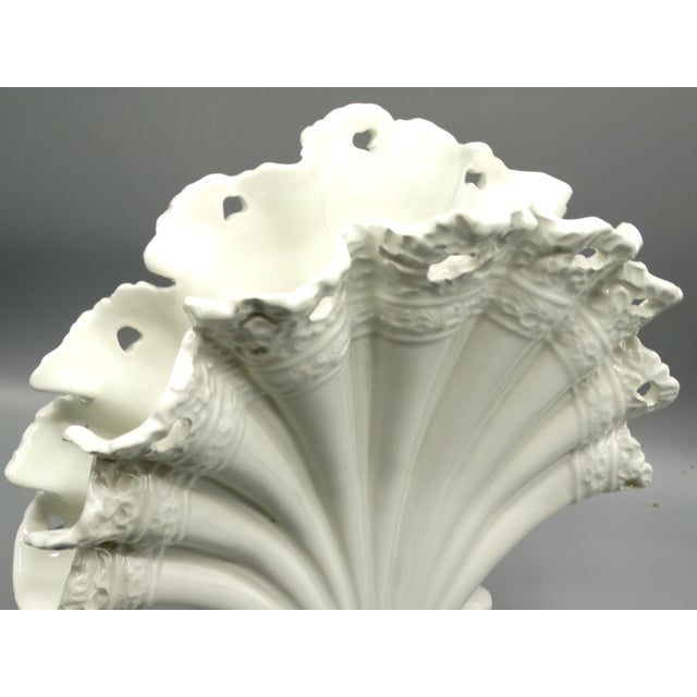 Gump's Mid Century Italian Blanc De Chine Vase | Chairish