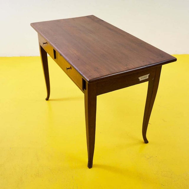 Wood Vintage Table in Solid Wood For Sale - Image 7 of 9