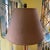 Listing is for a vintage bent bamboo with rattan binding floor lamp with burlap shade and finial. With included natural...