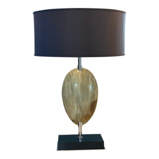 Contemporary Arcahorn Horn Table Lamp With Dimmer For Sale