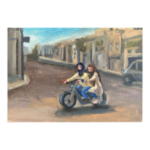 Original Fine Art Oil Paintings by Grace Diehl - Girls Just Want to Have Fun