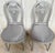 Pair of Maison Jansen Style Silver Leaf Montgolfier Side Chairs, France, C. 1960 For Sale - Image 6 of 9