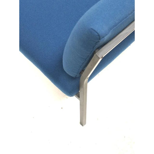 Vintage Blue Armchairs, 1970s, in Good conditions. Designed 1970 to 1979