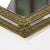 1920s Hall Mirror with Brass Frame, 1920s For Sale - Image 5 of 7