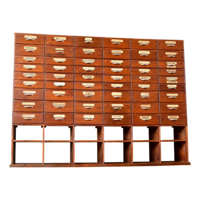 Art Nouveau Ironmongers Drawers, 1890s For Sale