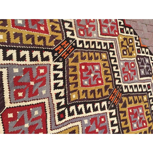 Vintage Turkish Kilim Runner - 67" X 161" For Sale - Image 4 of 10