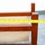 Mid Century Modern Magazine Rack Danish Canvas Sling Teak Vintage Tan Brown For Sale - Image 9 of 10