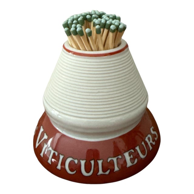 Vintage French Café Match Striker / Porte-Allumettes, Circa 1920s–1930s For Sale