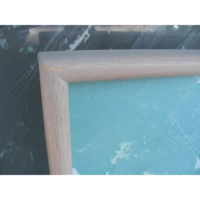 Wood 1970s "Spring Garden" Landscape Acrylic Painting by Lee Reynolds, Framed For Sale - Image 7 of 9