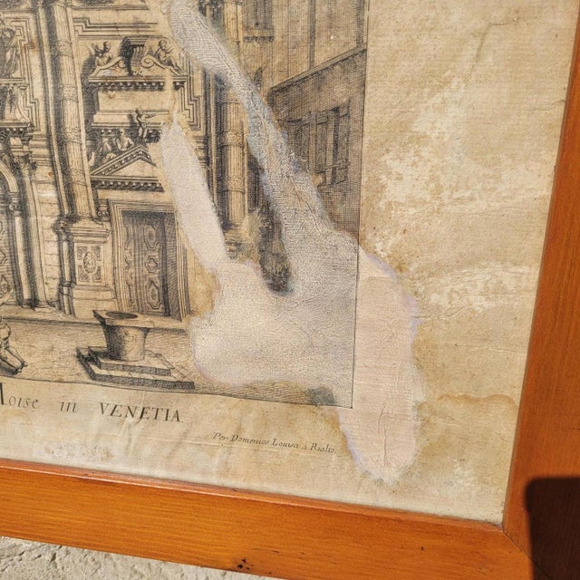 Views of Venice, Engravings, 18th-19th Century, Framed, Set of 6 For Sale - Image 12 of 18