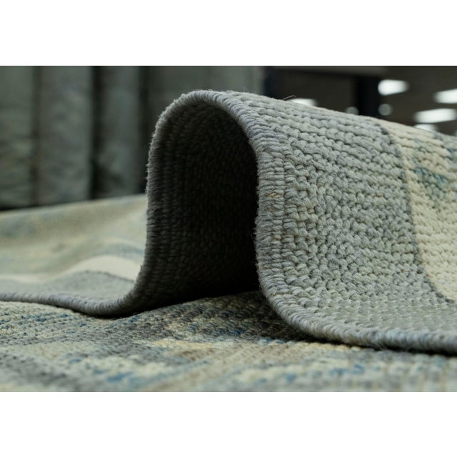 Gray Turkish Oushak Rug 9'1" x 12'9" #18114 For Sale - Image 8 of 8