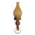 Vintage Electrified Gilded Wall Sconce For Sale