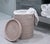 White Artifacts Rattan Round Hamper with Lid in White Wash For Sale - Image 8 of 9