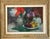 Victor Simonin, Belgian Post Impressionist Oil Painting of Flowers Victor Simonin Fauvist Master For Sale