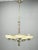 Art Deco Nickel Chandelier with Champagne Glass Shades, 1930s For Sale - Image 14 of 15