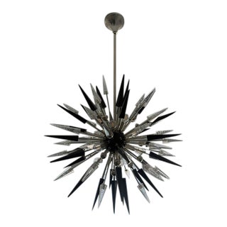 Hudson Valley Sparta 32" Designer Chandelier – Polished Nickel For Sale
