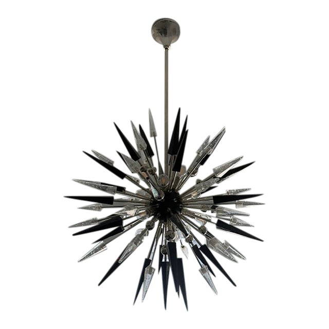 Hudson Valley Sparta 32" Designer Chandelier – Polished Nickel For Sale