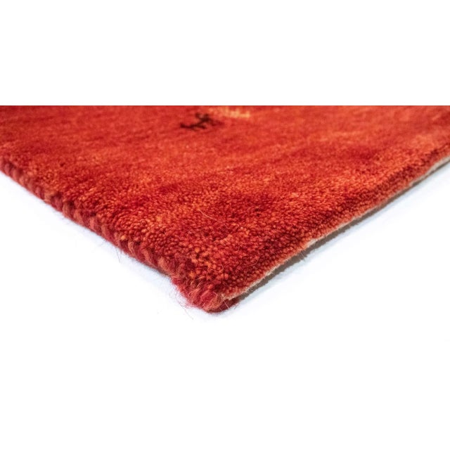 Brown Middle Eastern Rug in Wool For Sale - Image 8 of 11