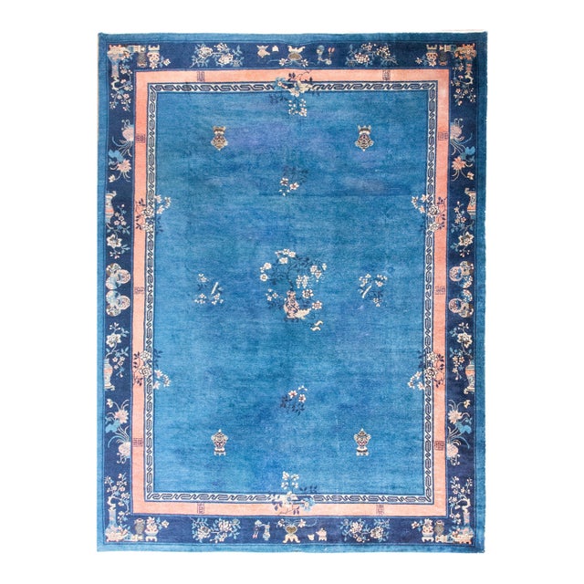 Early 20th Century Chinese Art Deco Rug For Sale