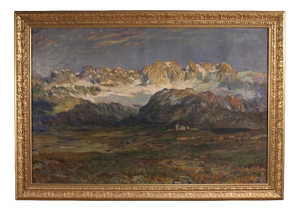 Italian School, Mountain Landscape, 1880, Oil on Canvas