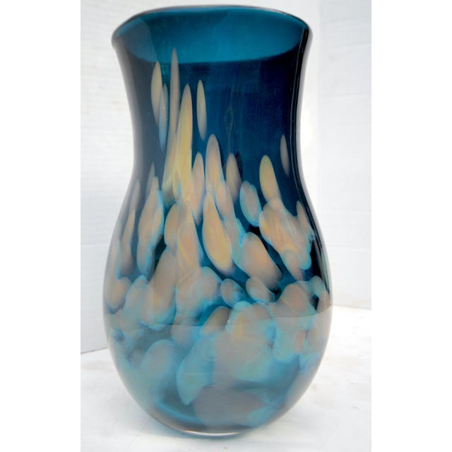 2008 Signed Dale Chihuly "Persian Nights” Art Glass Vase Studio Edition For Sale - Image 13 of 18