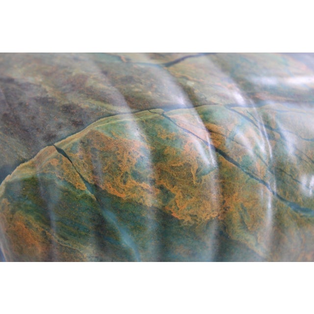 Original James Tandi Signed Verdite Shona Stone Rhinoceros Sculpture, Large For Sale - Image 12 of 14
